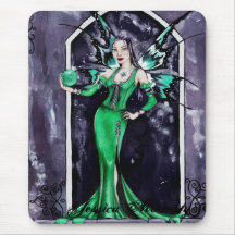 Emerald Fairy Mousepad