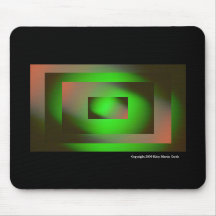 Emerald & Fire Mouse Pad