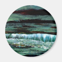 Emerald Sea - CricketDiane Ocean Art Products Refrigerator Magnet