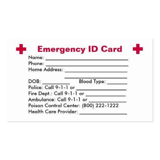 emergency contact card template custom card template 187 free emergency contact card emergency contact card template custom card template 187 free emergency contact card