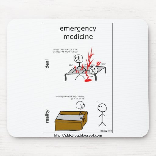 Emergency Medicine Comic Mousepad