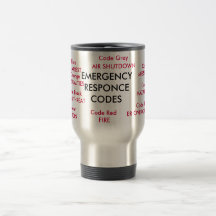EMERGENCY RESPONCE CODES coffee mug