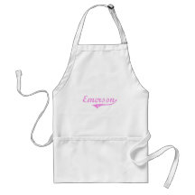 Emerson Last Name Classic Style Aprons