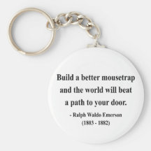 Emerson Quote 15a Key Chain