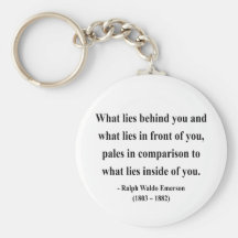 Emerson Quote 2a Keychains