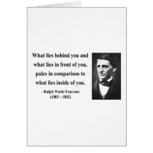 Emerson Quote 2b Greeting Card