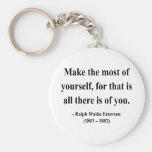 Emerson Quote 6a Key Chain