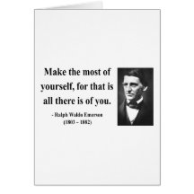 Emerson Quote 6b Greeting Cards