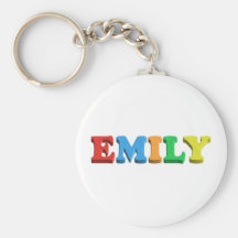 Emily Dough/Foam Letters Keychains