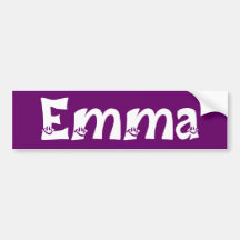 Emma Bumper Sticker