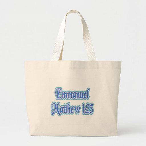Emmanuel Matthew 1:23 Bags