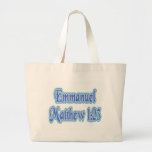 Emmanuel Matthew 1:23 Canvas Bags