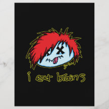 Emo Zombie (on dark backround) Custom Flyer