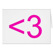 emoticon heart card