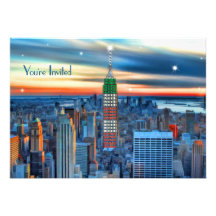 Empire State Building in Holiday Lights Invited