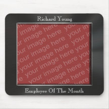 Employee Of The Month Photo Frame Mousepad
