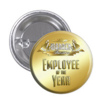 Employee of the Year Buttons