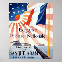 Emprunt de la Défense Nationale. Poster