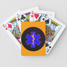EMS EMT Emergency Medical Technician Playing Cards