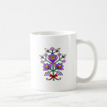 Enchanting Purple Flowers Mug