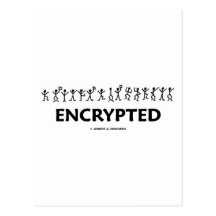 Encrypted (Adventure Of The Dancing Men Cipher) Post Cards