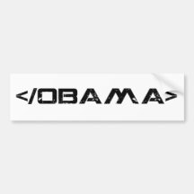 [End Obama] Bumper Sticker