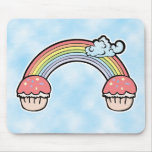 End of Rainbow Cupcakes Mouse Pad