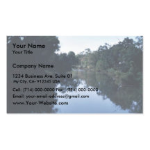 Endangered mussel habitat business card