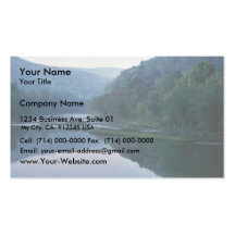 Endangered mussel habitat business card templates