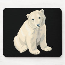 Endangered Polar Bear Mouse Pad
