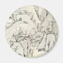 Endless Rivers And Mountains By Hung-Jen (Best Qua Magnet