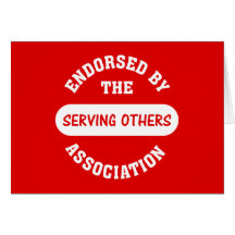Endorsed by the Serving Others Association Card