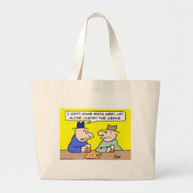 ends meet justify means tote bag