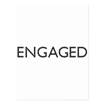 Engaged Post Cards