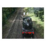 Engine approaching Bishops Lydeard station Photographic Print