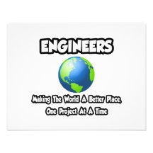 Engineers...Making the World a Better Place Personalized Invite