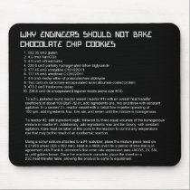 Engineer's Recipe Mousepad mousepads