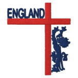 England embroidered mens long sleeve t-shirt embroidered shirts