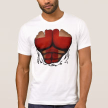 England Flag Muscles Body  Ripped Funny T-Shirt