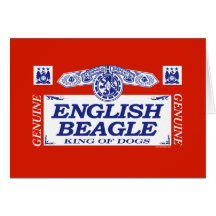 English Beagle Cards