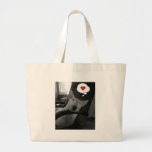 english bull terrier valentine canvas bags