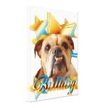English bulldog canvas print