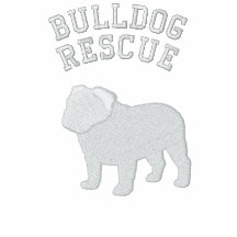 English Bulldog Silhouette with Customisable Text Polo Shirt