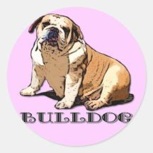 English Bulldog stickers