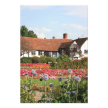 English cottage garden, Amersham, Bucks, UK Art Photo