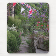 English cottage garden mousepad