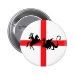 English flag George and the Dragon Pin