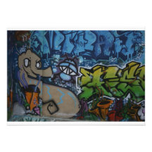 English Graffiti Personalized Announcements