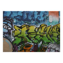 English Graffiti Personalized Invite
