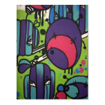 English Graffiti Postcard